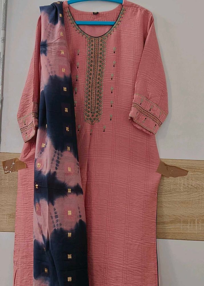 Elegant Pink Kurta Set