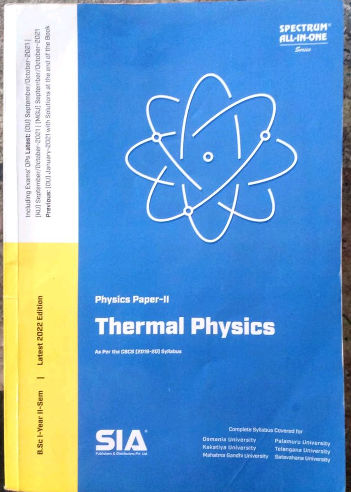 TS Degree 1yr-2nd Sem Thermal Physics Guide