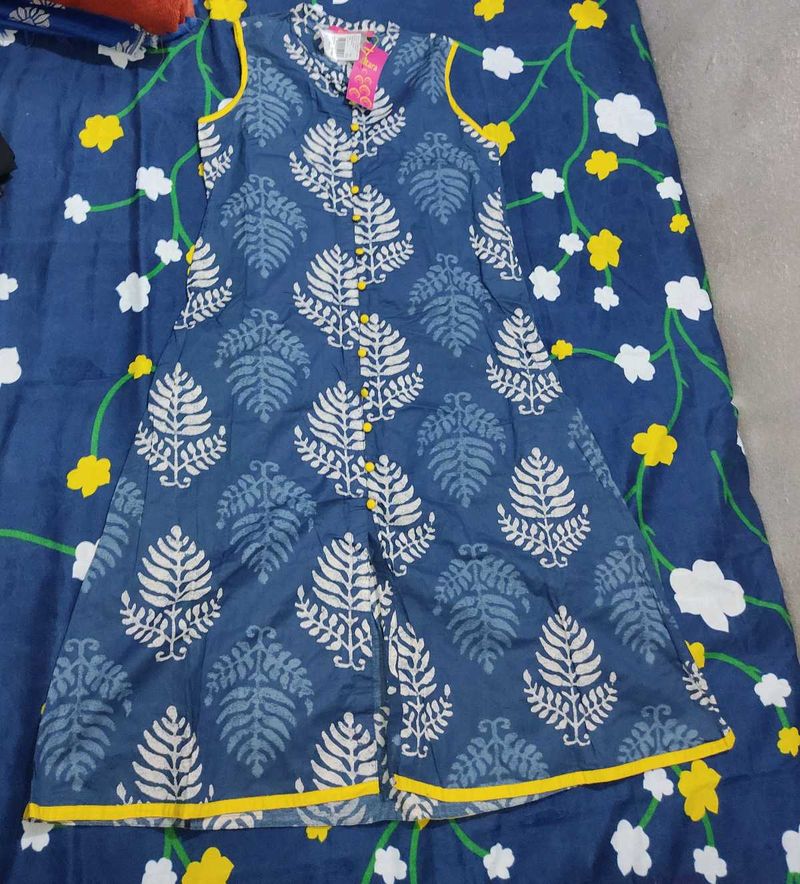 Navy Blue Kurta