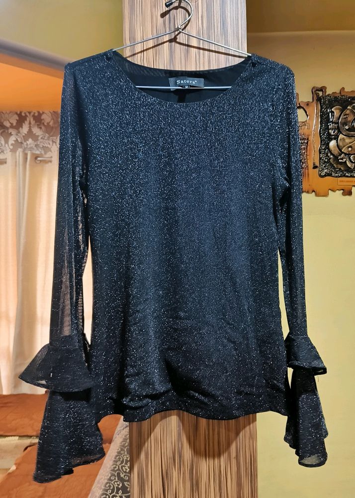 Black Shimmery Top
