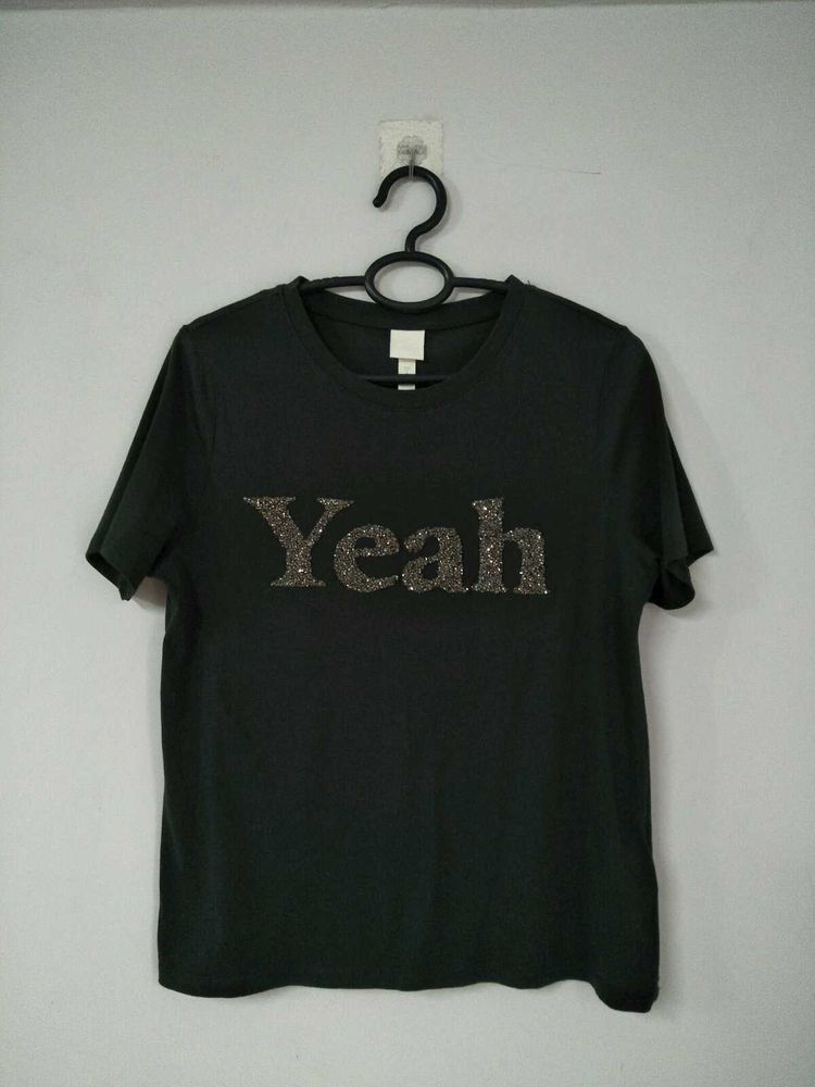 H&amp;M Embellished T-shirt