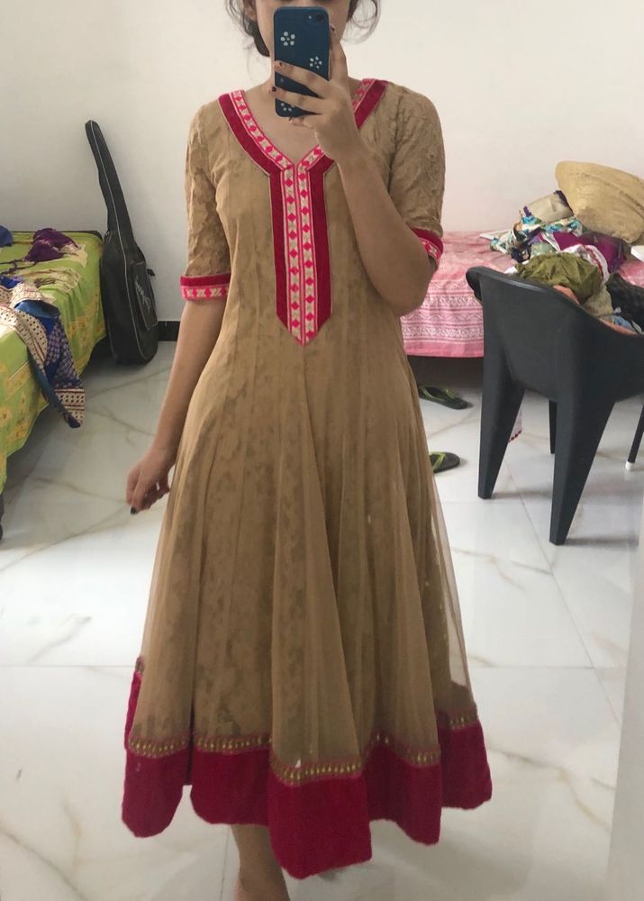 Golden Anarkali