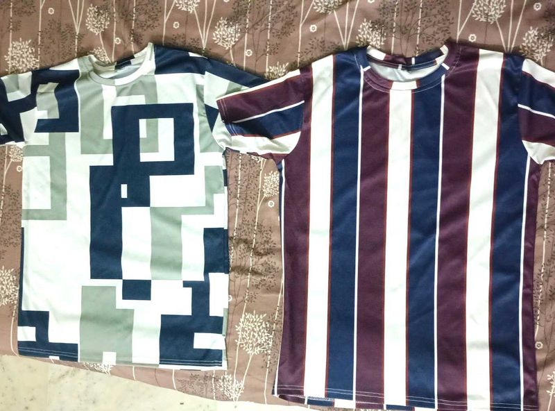 Abstract Graphic T-Shirts (2)