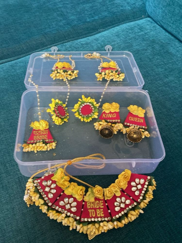 Haldi Jewellery Set