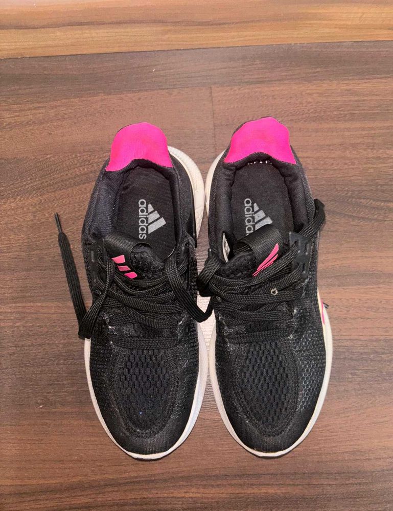 Adidas Running Shoes - Black &amp; Pink