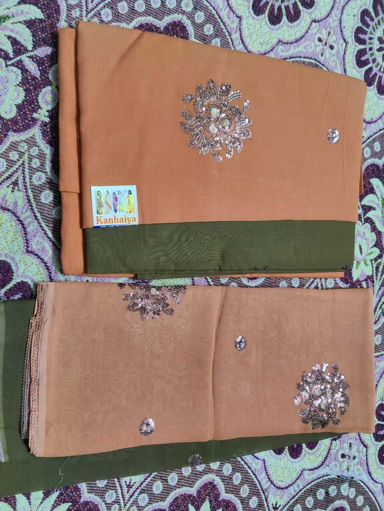 Elegant Ethnic Suit Set With Dupatta