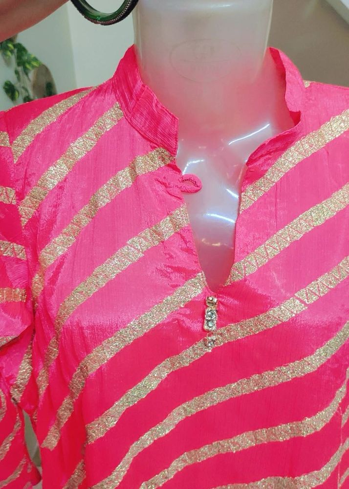 Striped Pink Kurta