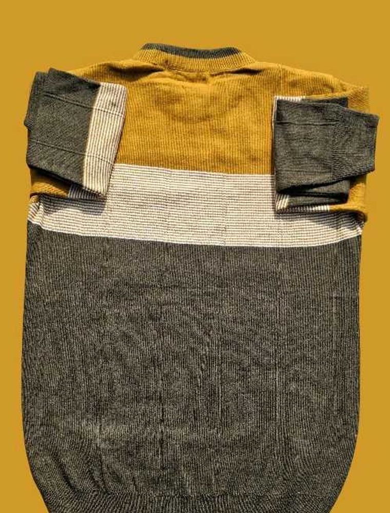 Striped Knit Pullover