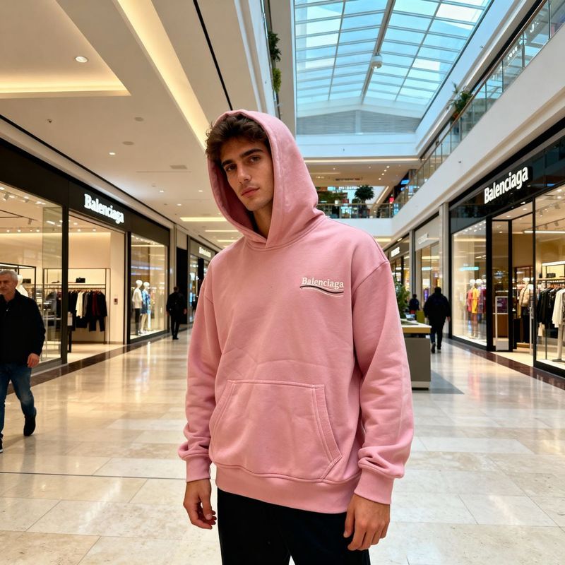 Balenciaga Pink Hoodie