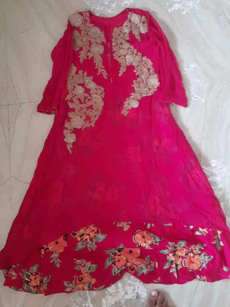 Beautiful Pink Floral Dress