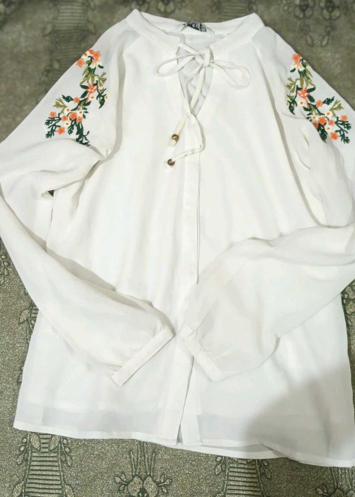 Floral Embroidered Top