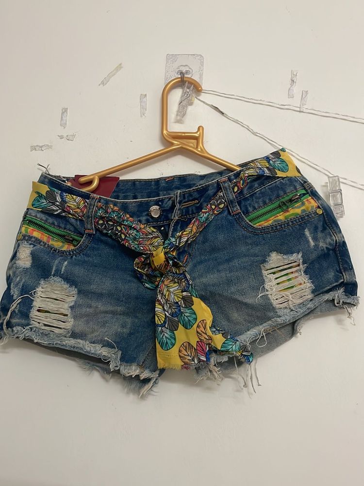Imported Denim Shorts