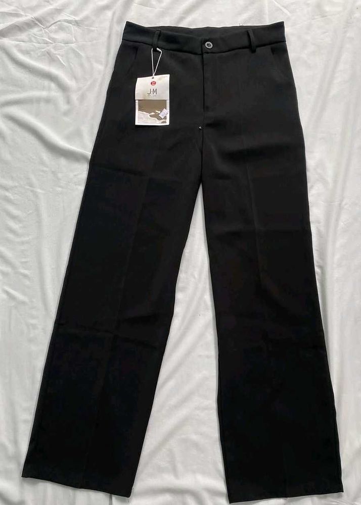 Black Wide Leg Dress Pants