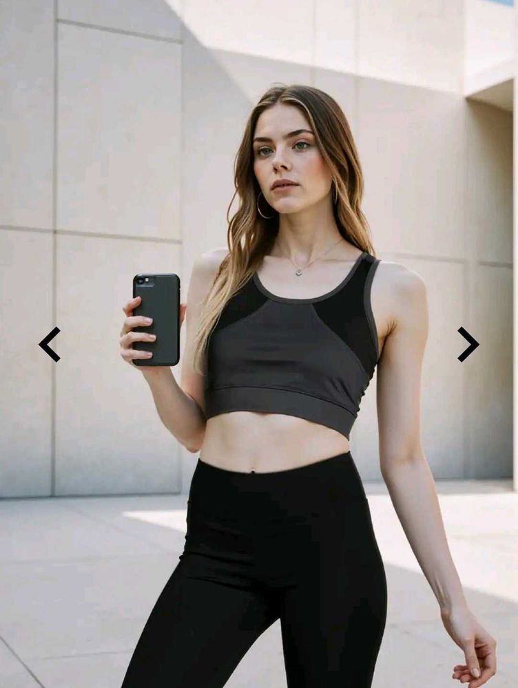 SHEIN BRAND Activewear Sports Bra