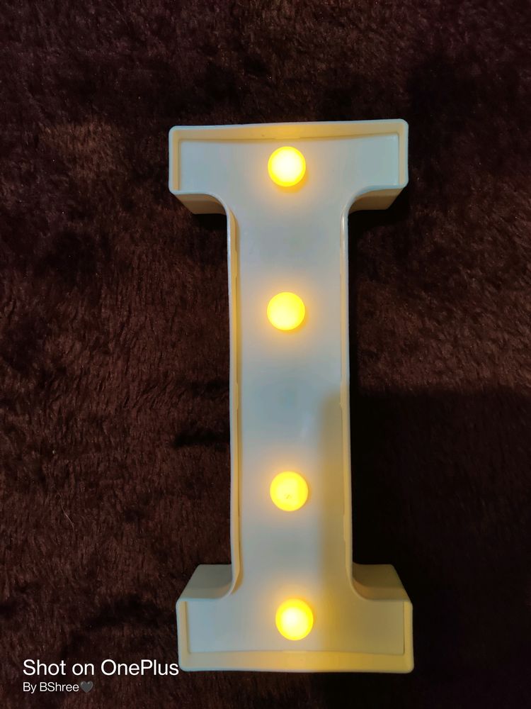 LED Lights Alphabet I