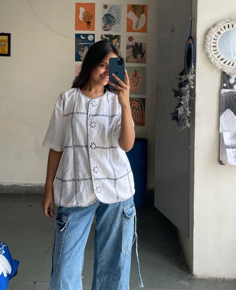 White Summer Top