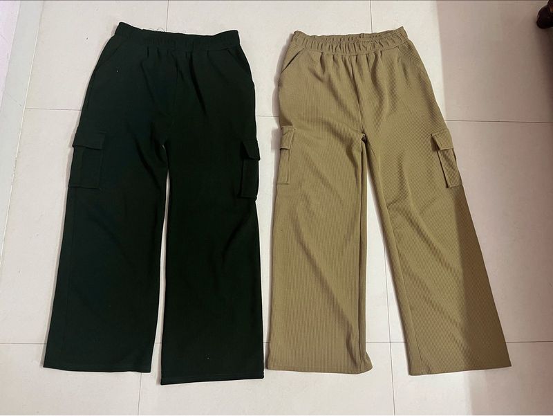 Wide Leg Cargo Pants