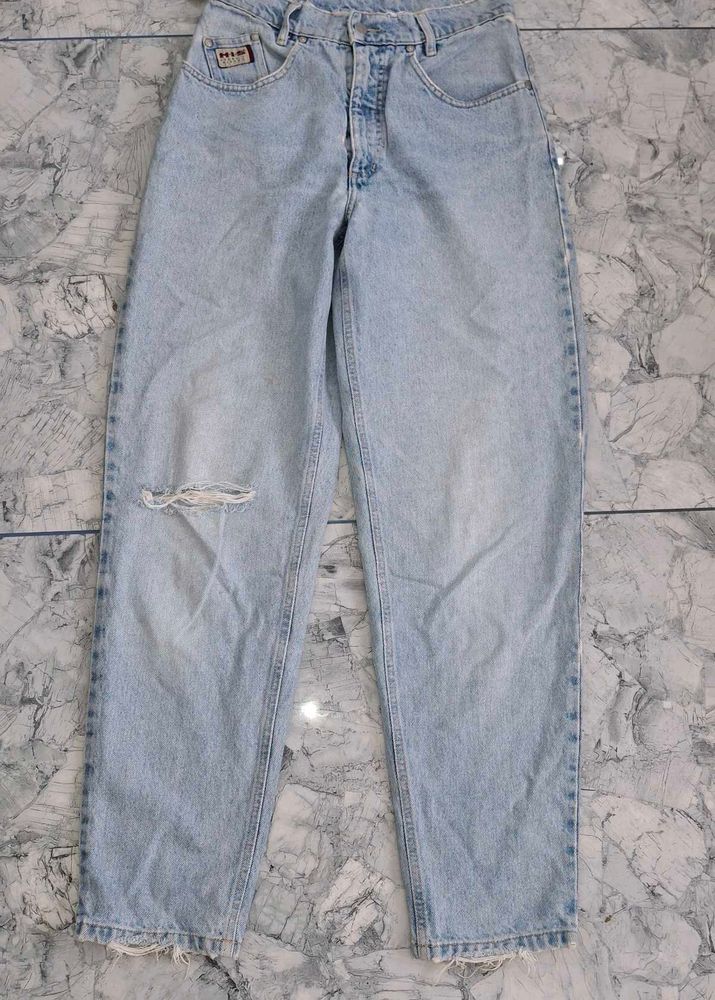 Ripped Light Wash Jeans