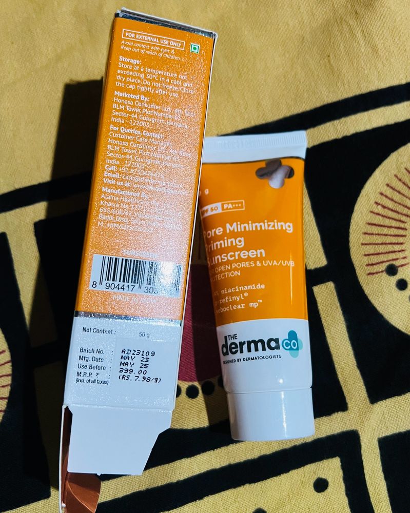 Combo Of Derma Co Sunscreen, Underarm Roll On