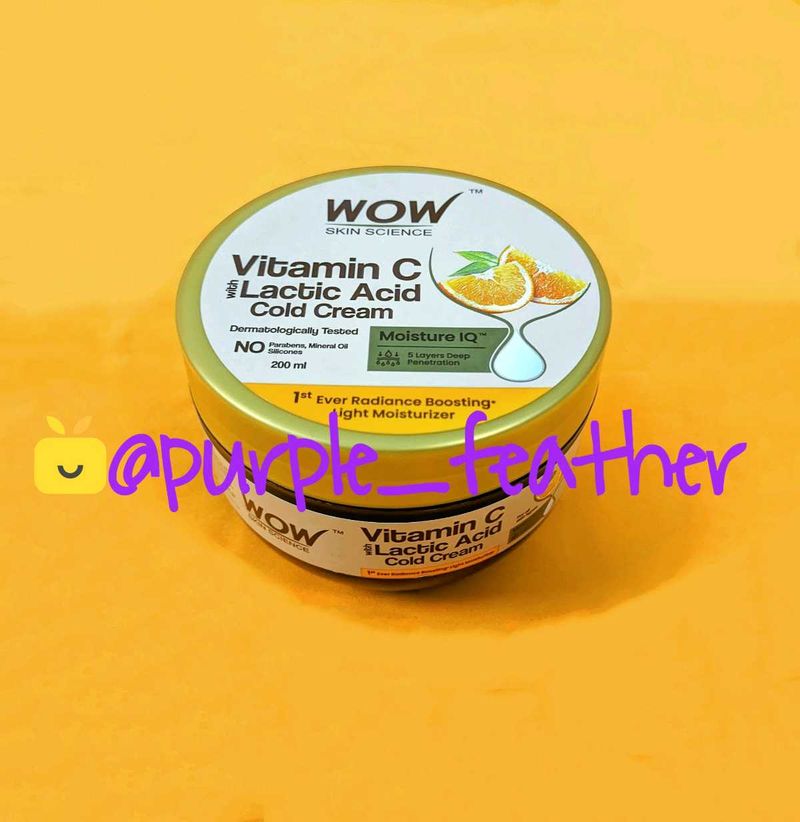 🔥CLEARANCE SALE🔥 WOW Cold Cream
