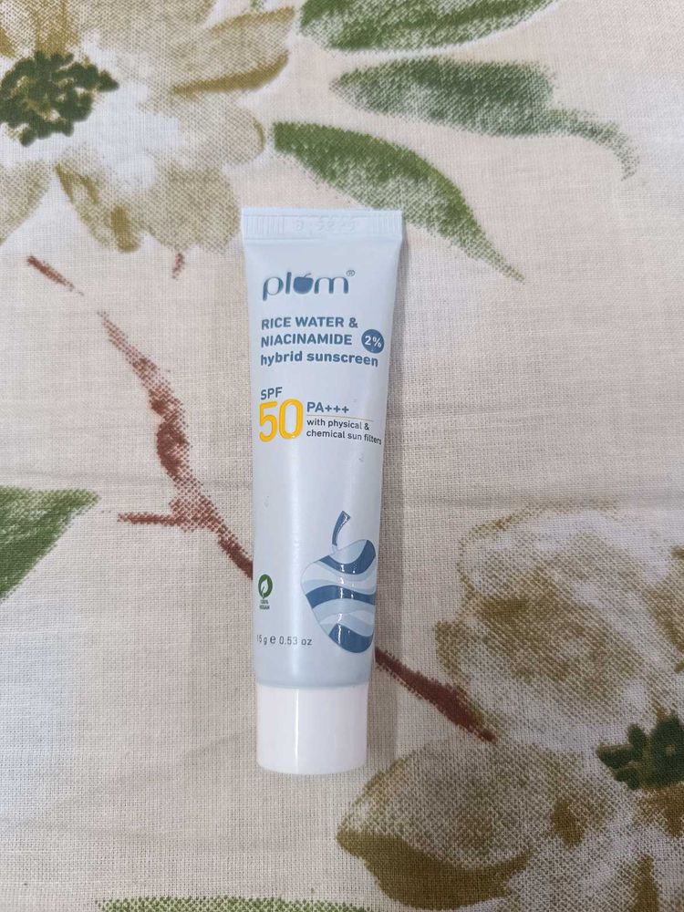 Plum Rice Water Sunscreen SPF 50