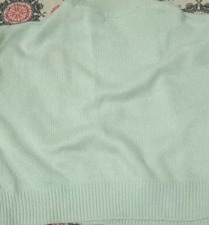 Mint Green Knit Sweater