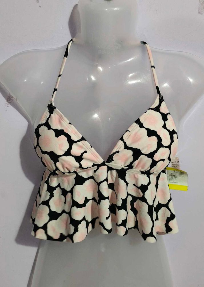 Chic Floral Bikini Top -