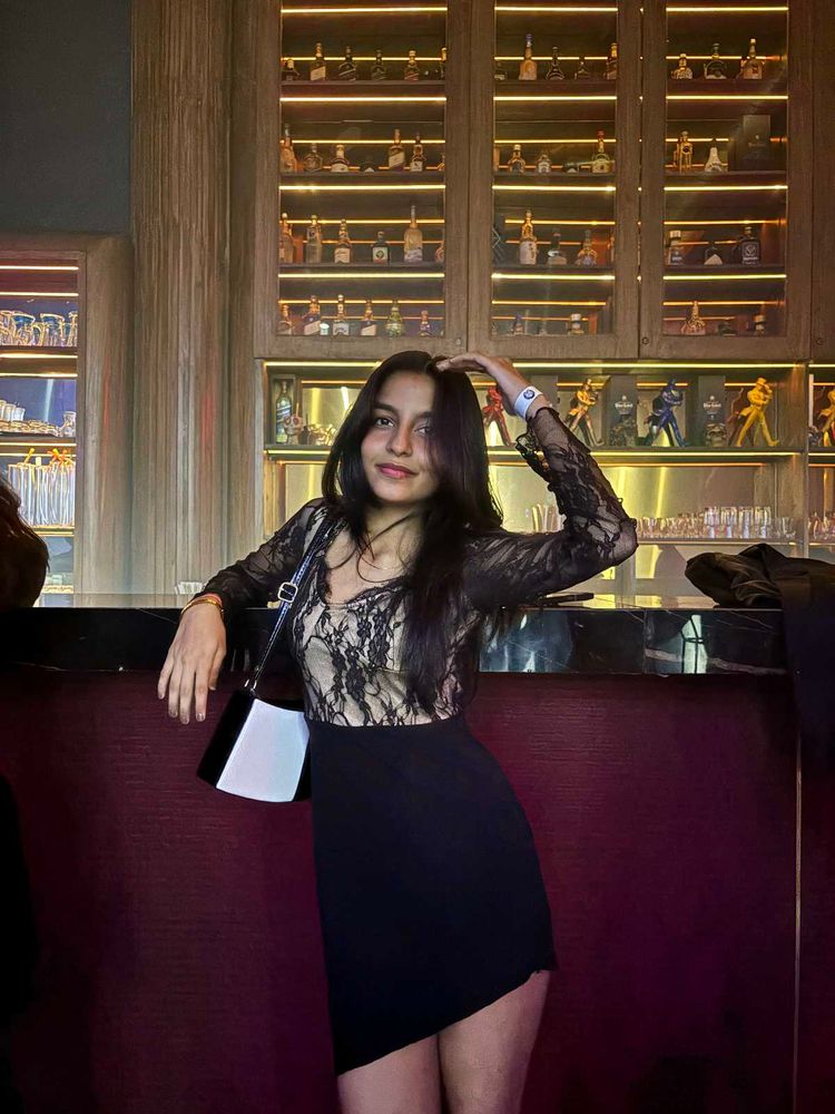 Chic Black Mini Dress with Lace Detail