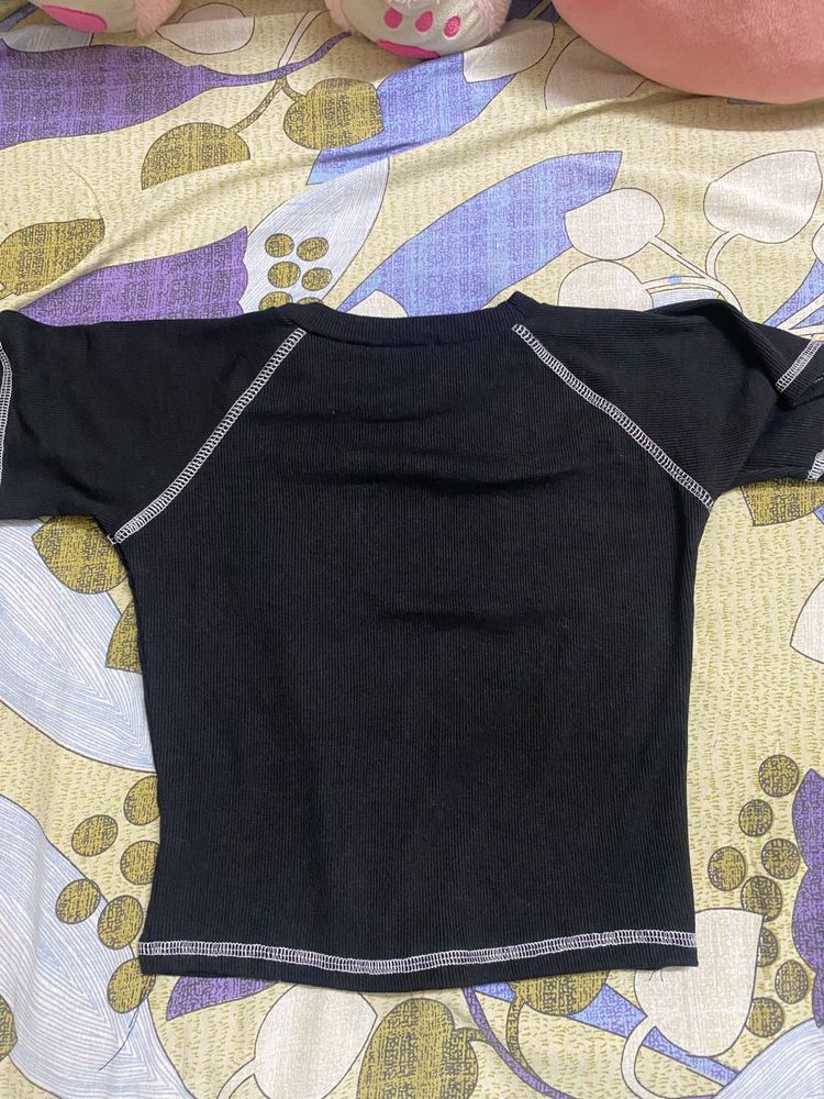 Black Crop Top