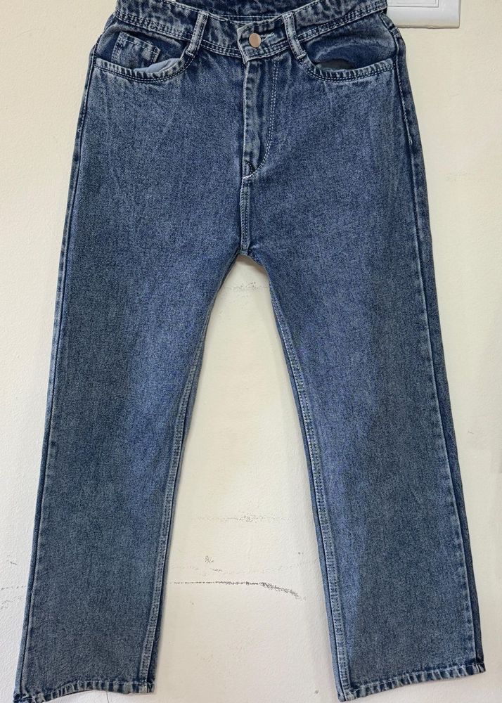 Trendy Blue Denim Jeans