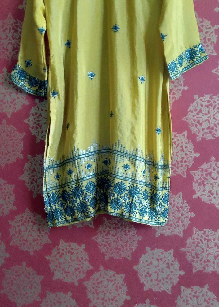 Elegant Yellow Kurta