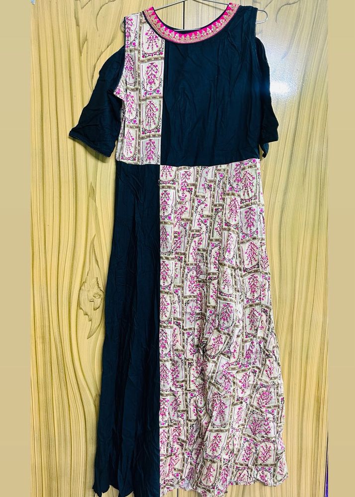 Cold Shoulder Maxi Dress