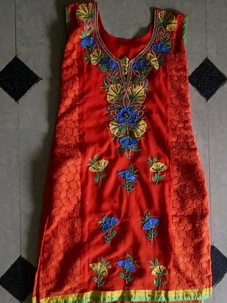 Embroidery And Heavy Look Kurti
