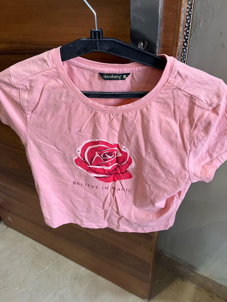 crop baby tee for women