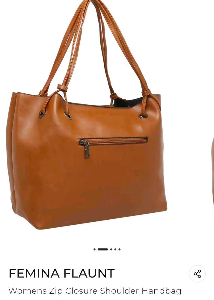 Brown Big Size Hand Bag