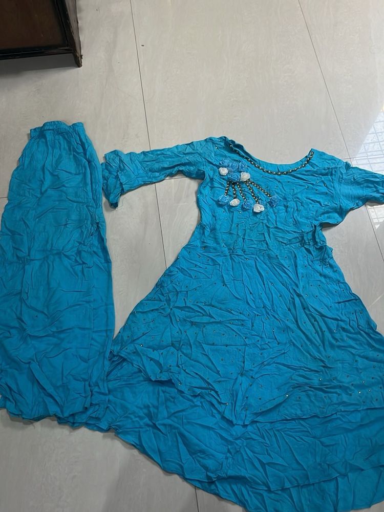 Blue Frock Set