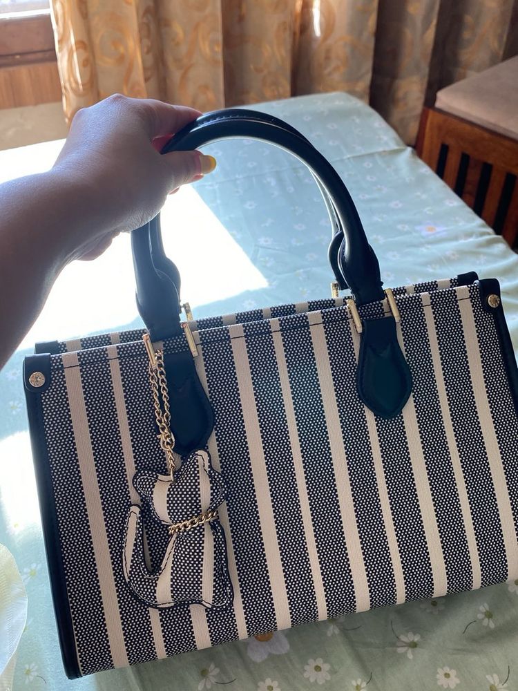 Striped Handbag