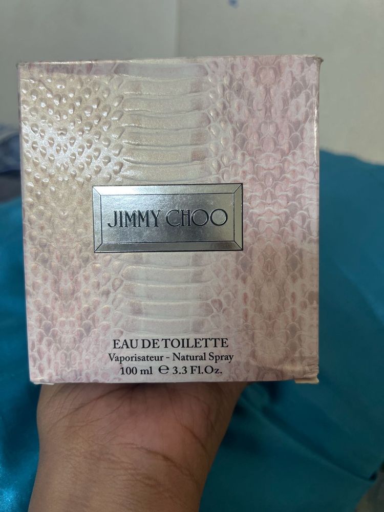 Jimmy Choo Empty Perfume Glass Bottle With Box