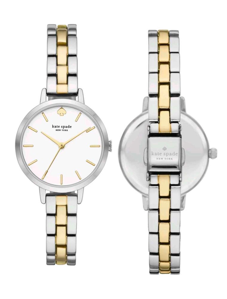 kate spade metro three-hand two-tone metal Watch
