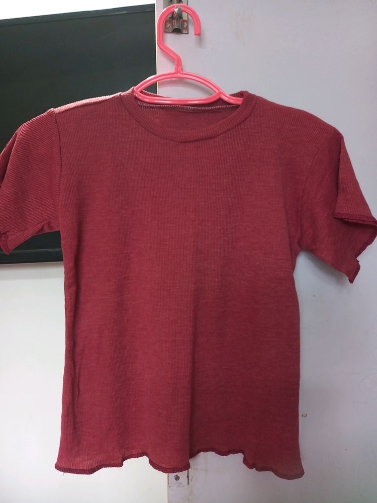 Maroon Top