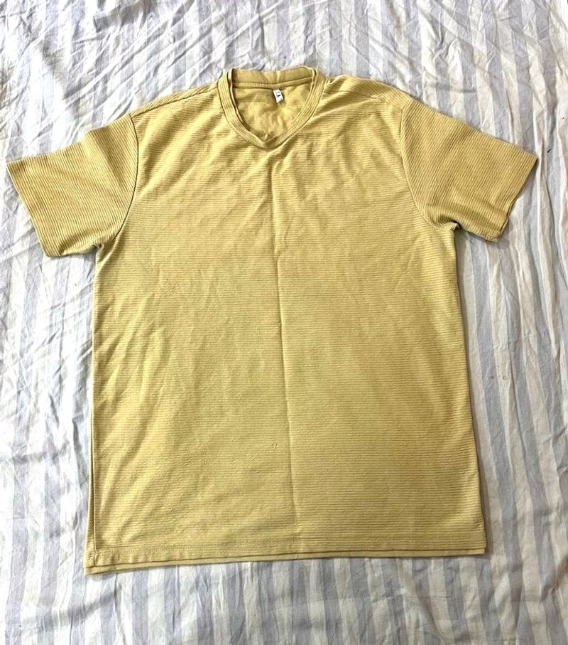Yellow Plain Tshirt