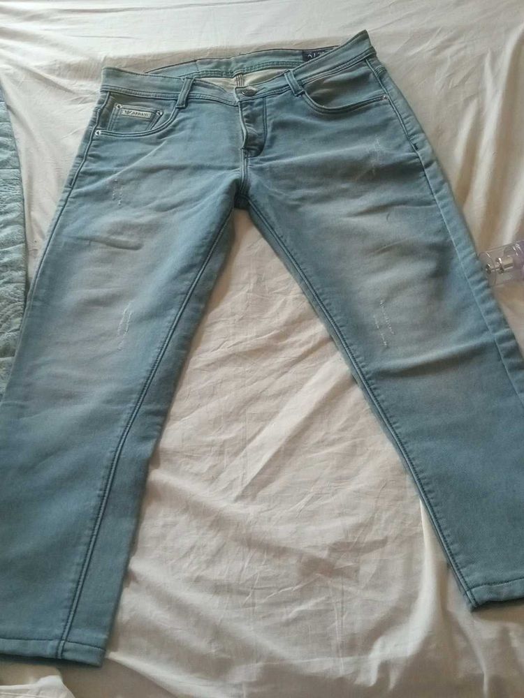 Light Wash Denim Jeans