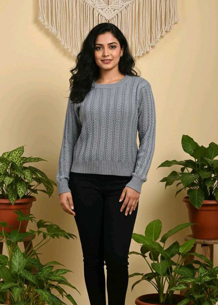 🎄Buy 1, Get 1 Free🎁Gray Knit Sweater