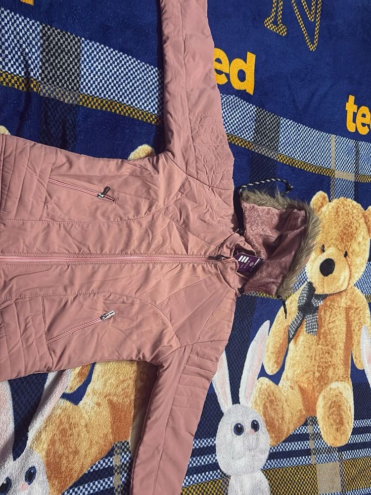 Stylish Pink Winter Jacket