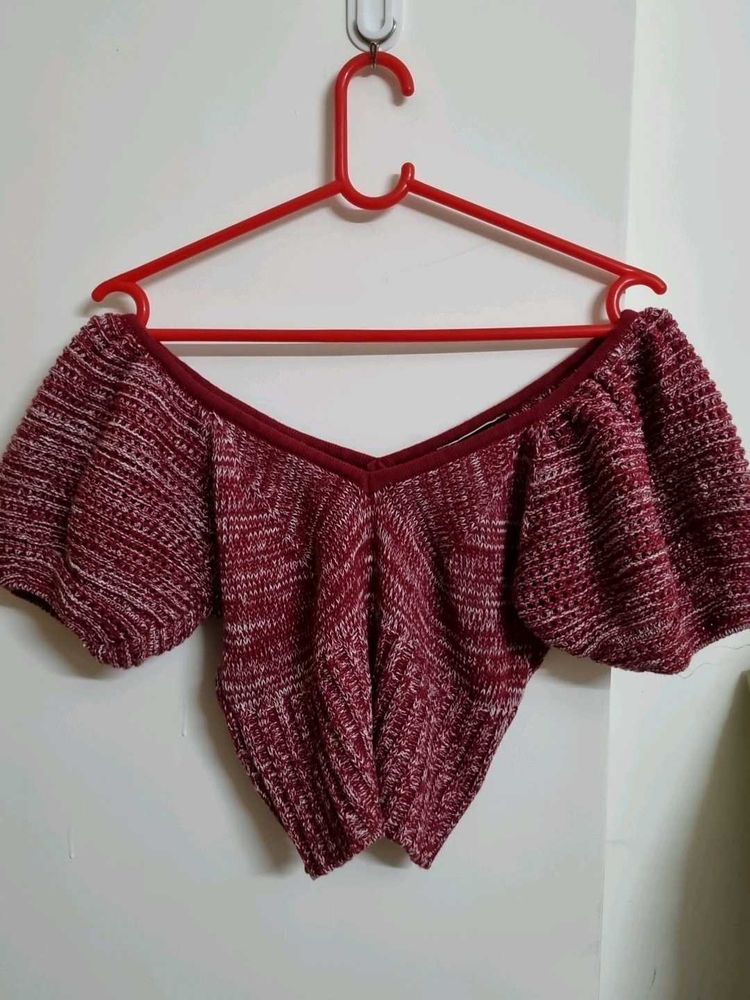Roadster RED CROP TOP