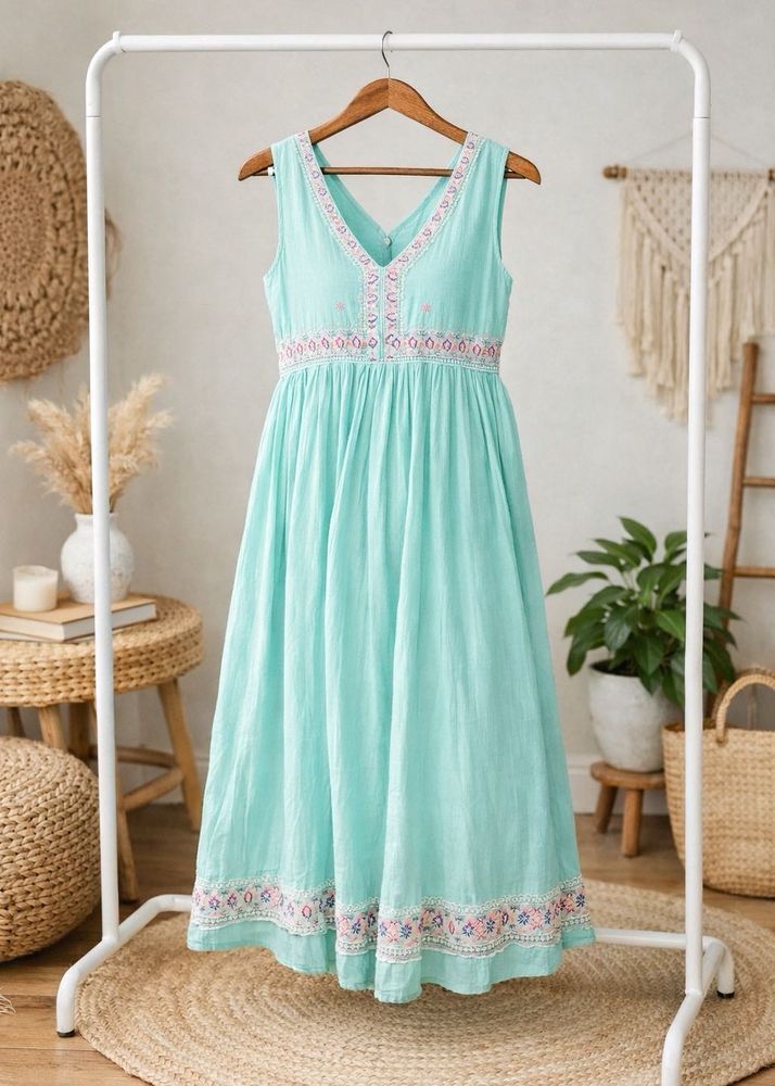 Elegant Embroidered Sundress