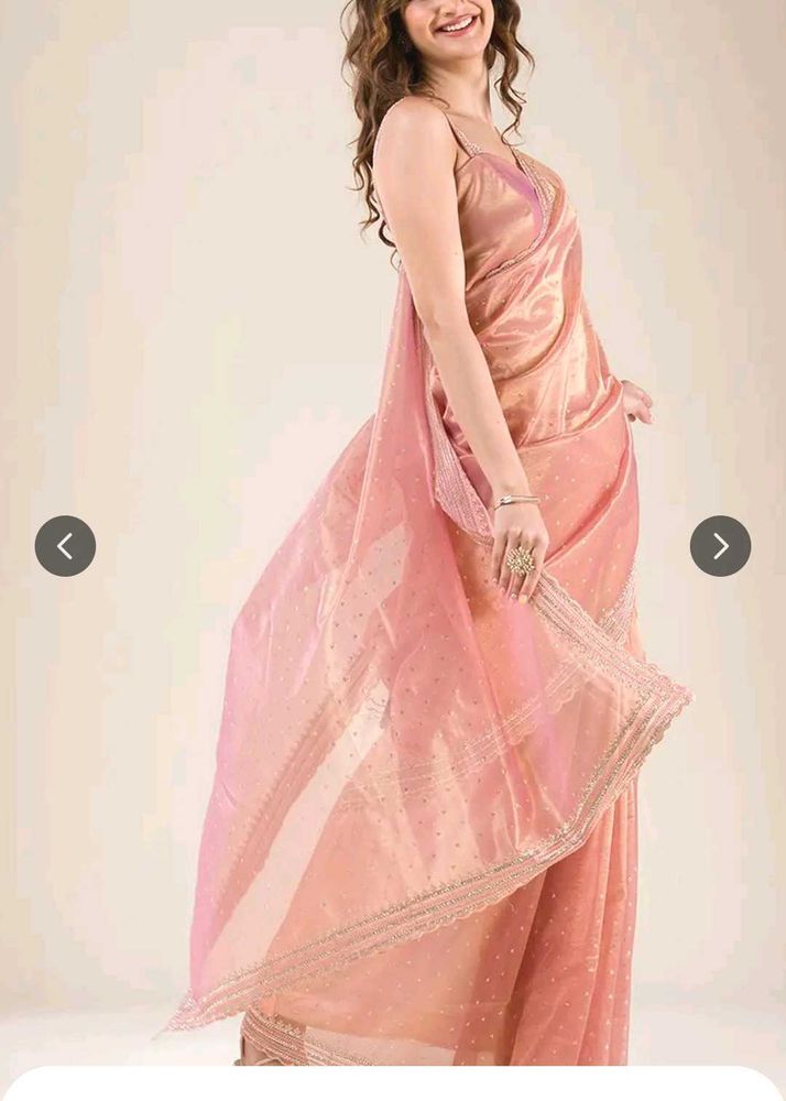 Elegant Pink Saree