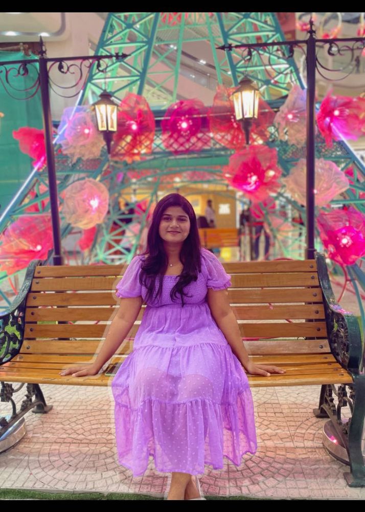 Cute Purple Polka Dot Dress
