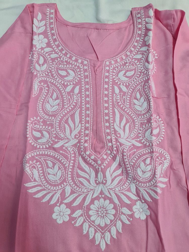 Best Machine Work Chikonkari Kurti