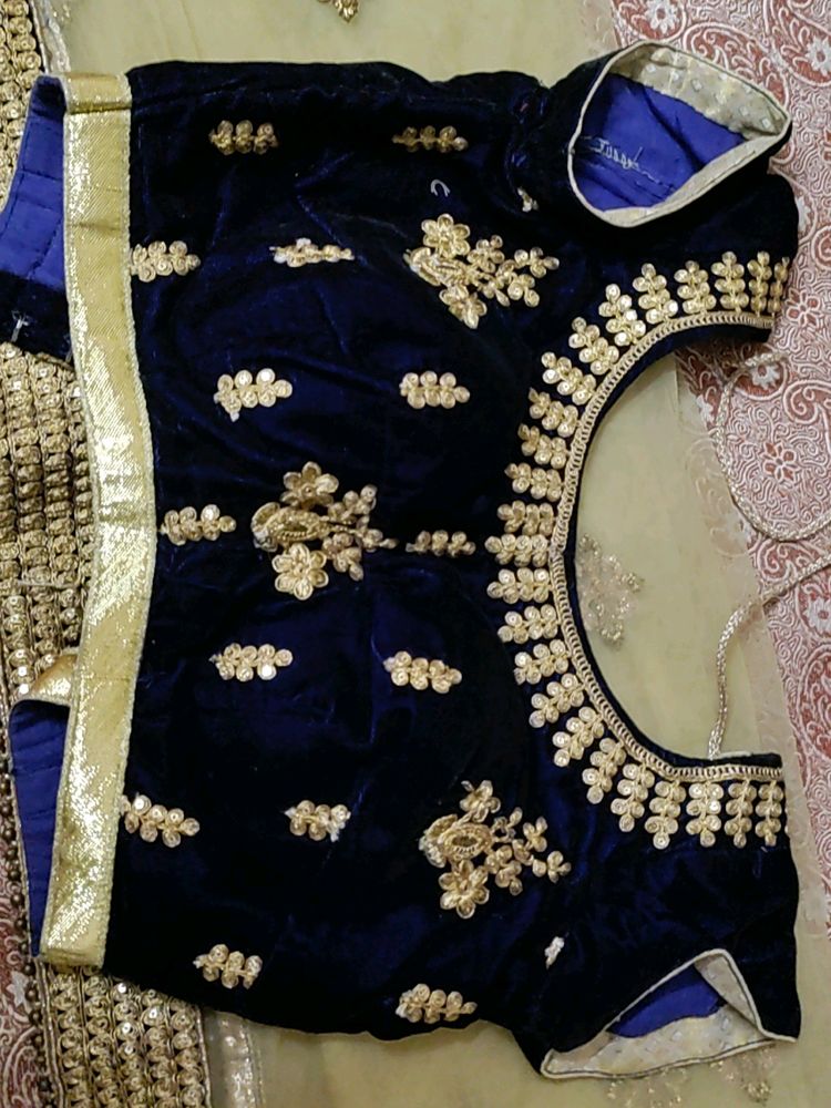 Velvet Lehenga